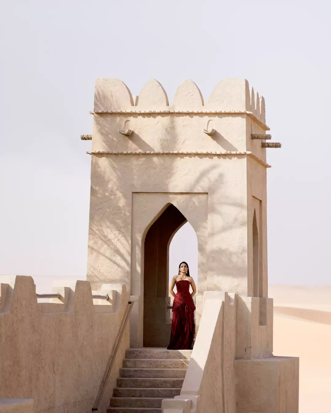 Sobhita Dhulipala styled in Suffuse outfit during Abu Dhabi editorial shoot