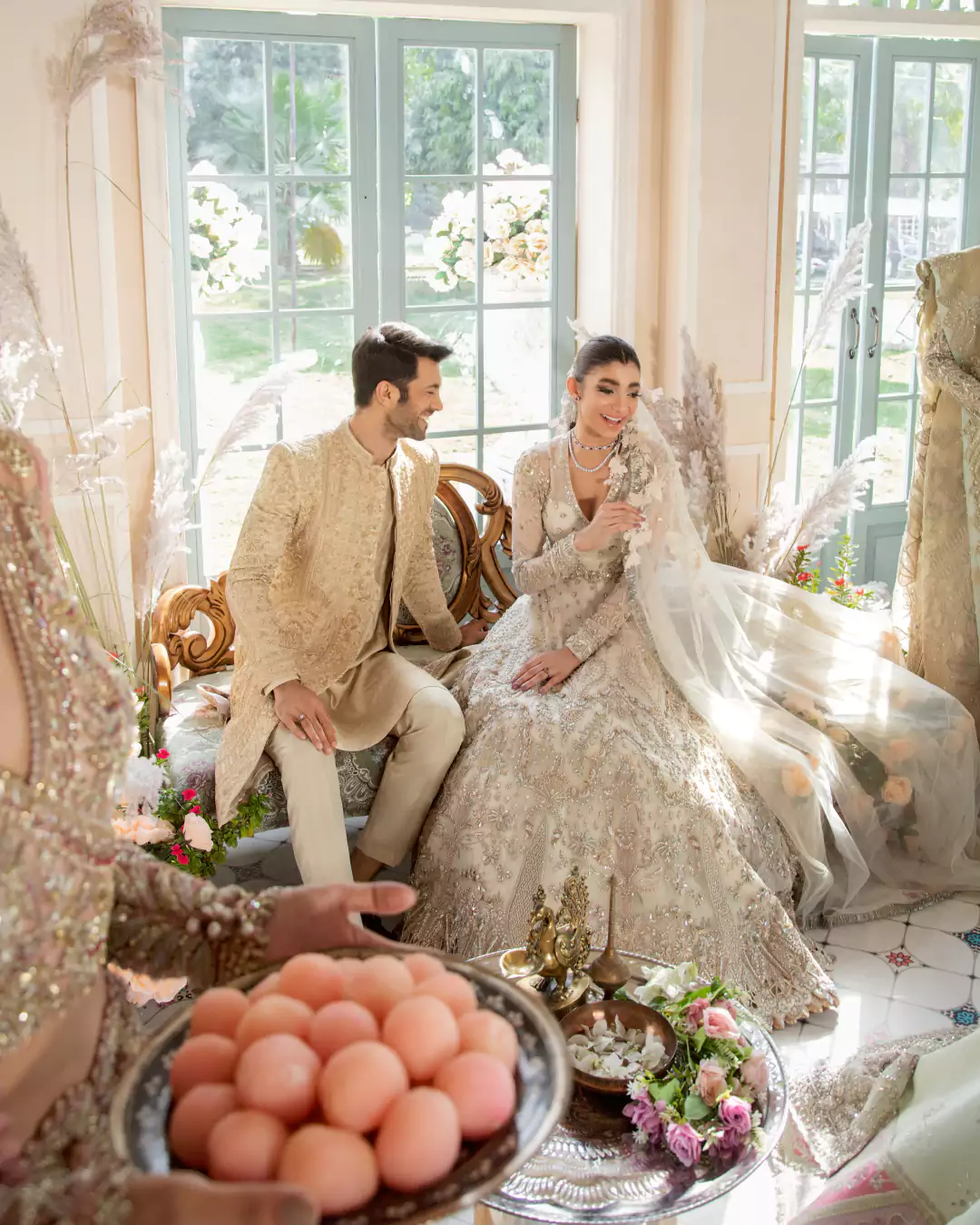 Aabezar bridal outfit styled for Suffuse shoot in Bahawalpur