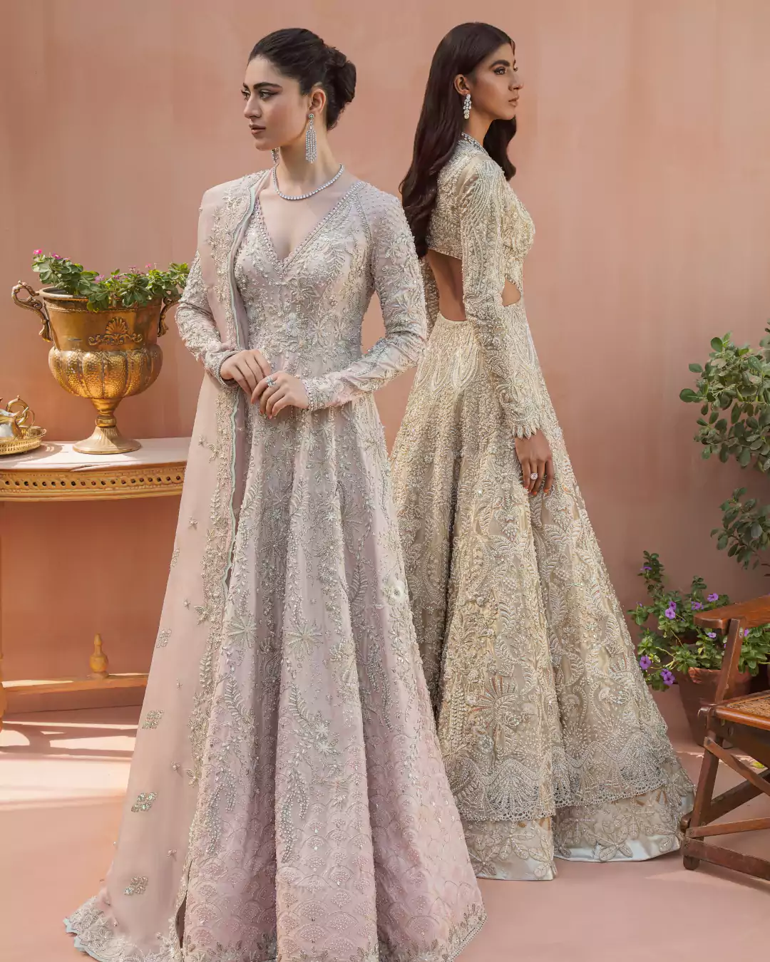 Final bridal campaign image from Aabezar Suffuse shoot in Bahawalpur