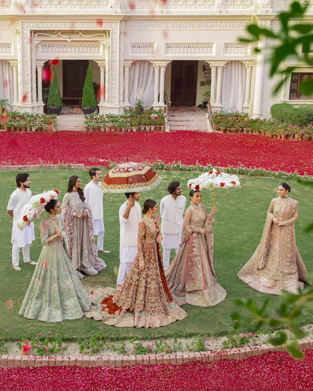 Aabezar bridal campaign for Suffuse shot in Bahawalpur by Amnah Sikandar Design Studio