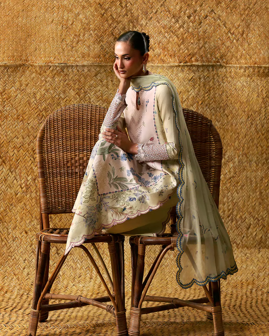 Premium lawn collection presented in high-end fashion shoot SABLE V 2026