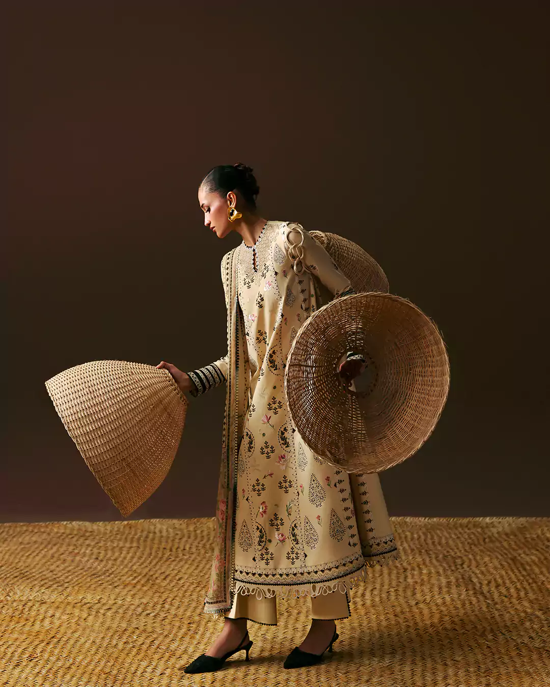 Signature campaign image for SABLE V luxury lawn shoot Lahore 2026