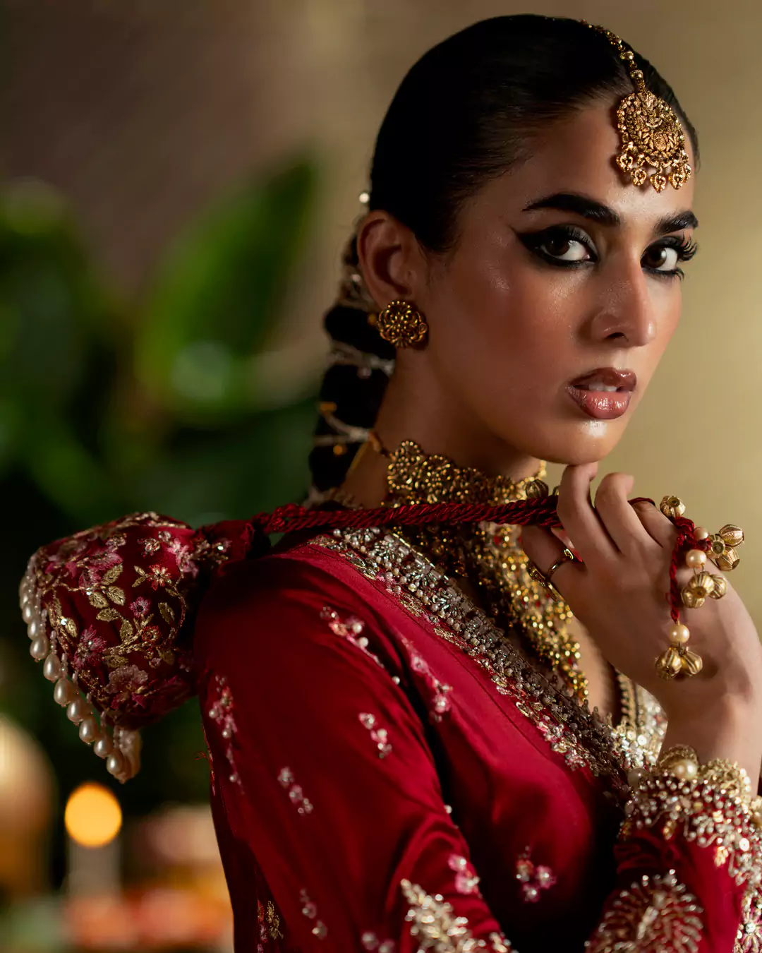 Laavni collection visual captured during campaign shoot in Lahore