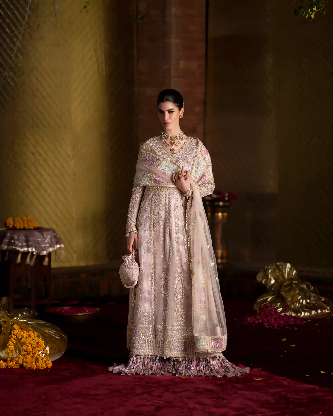 Fashion portrait from Laavni campaign showcasing collection styling