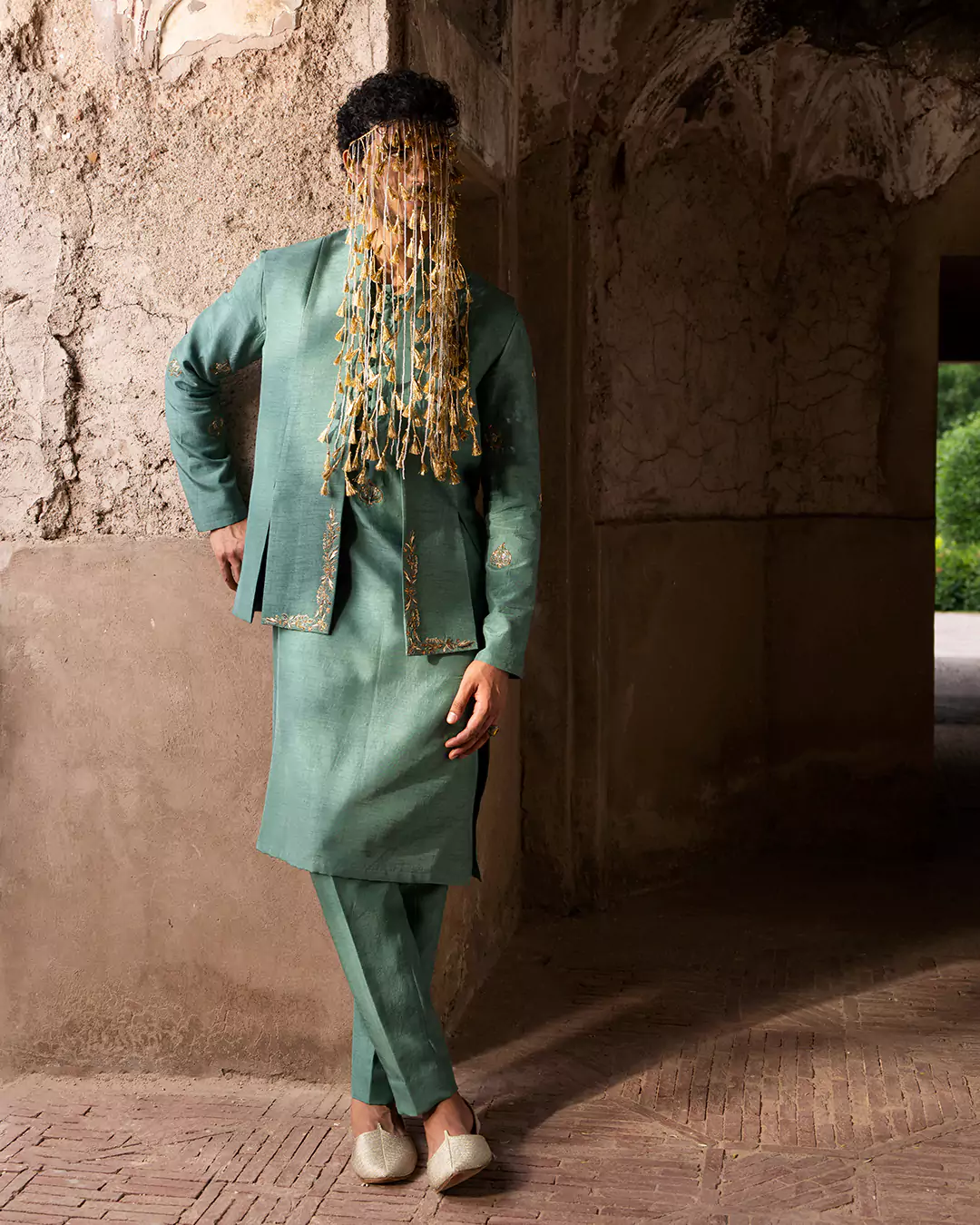 Creative composition shot of Hazure festive collection with focus on silhouette and structure
