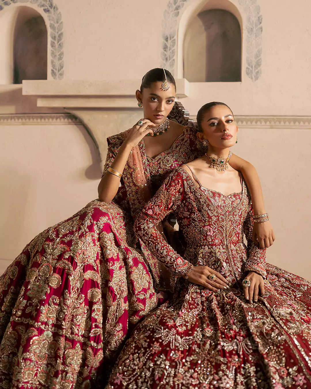 Refined bridal wear look from Omorose Wedding Festive campaign 2026