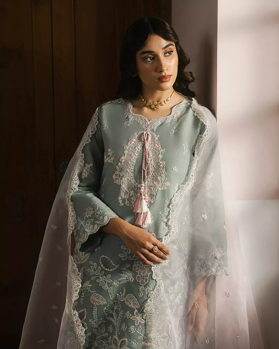Hina Muzaffar model showcasing a Casual Pret 2026 fashion look