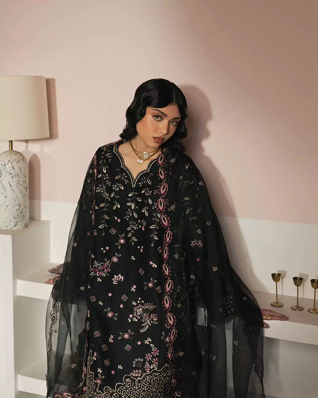 Editorial fashion image from Hina Muzaffar Casual Pret 2026