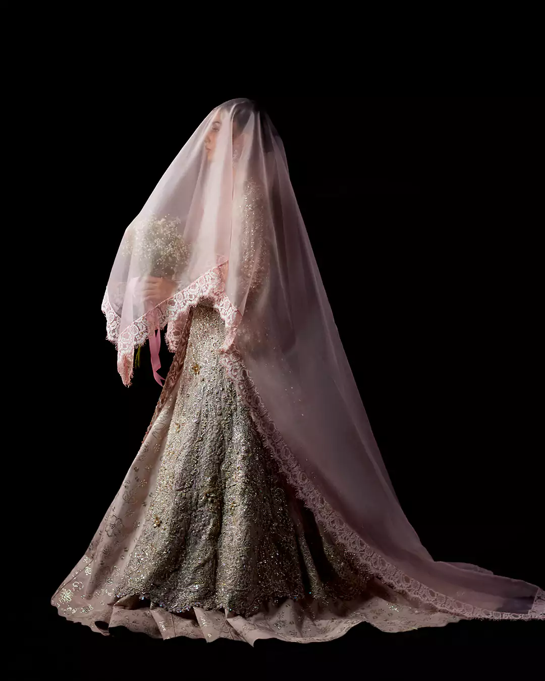 Editorial fashion image from the Sable V Amani Bridals 2026 campaign