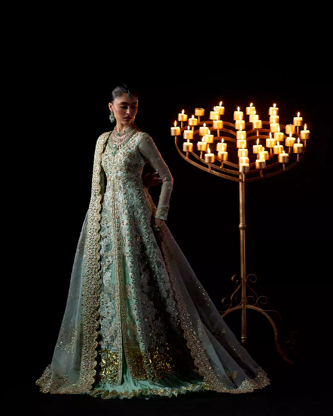 Sable V Amani Bridals 2026 bridal collection campaign photograph