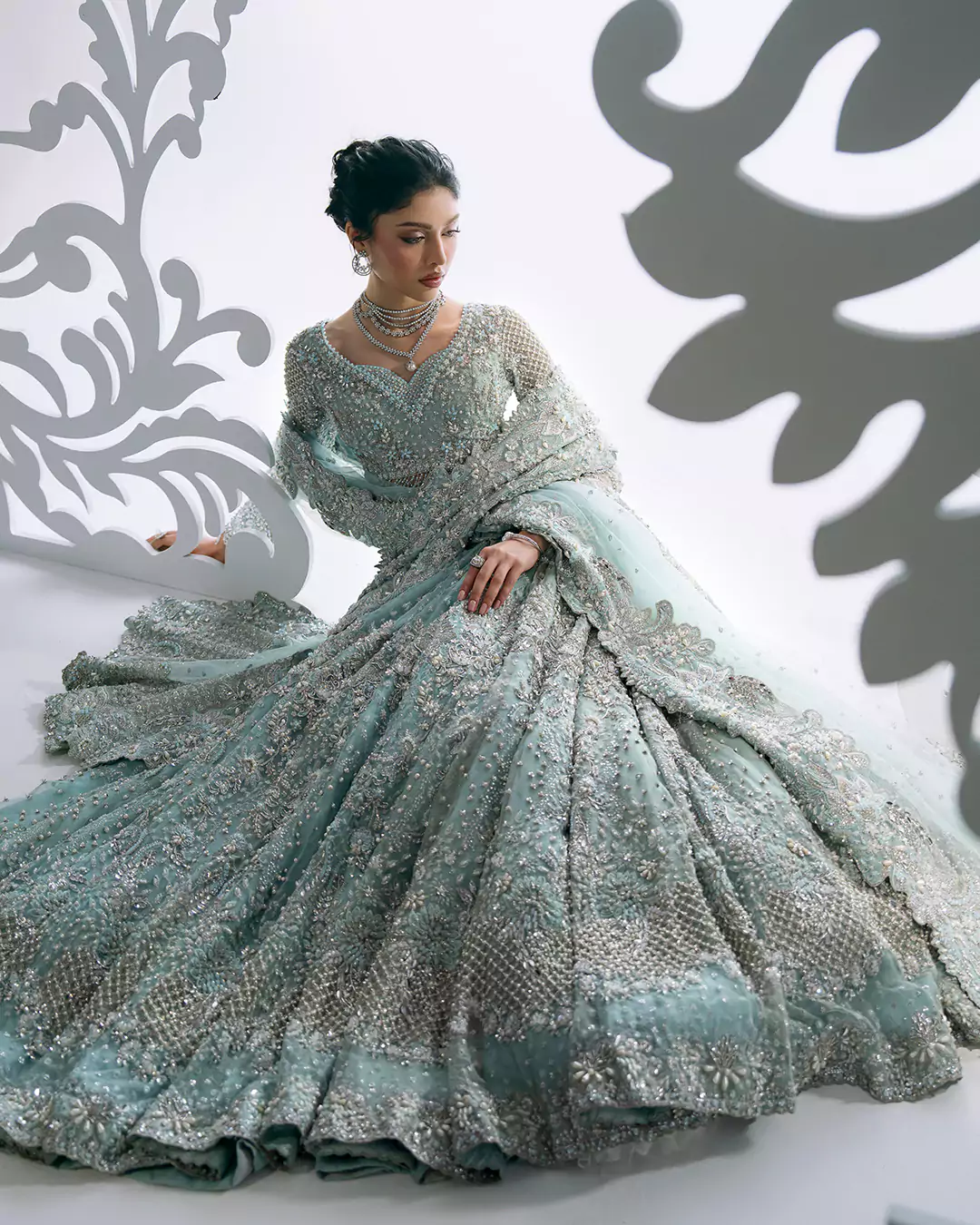 Sukaina Bridals luxury bridal campaign image from SFK Bridals